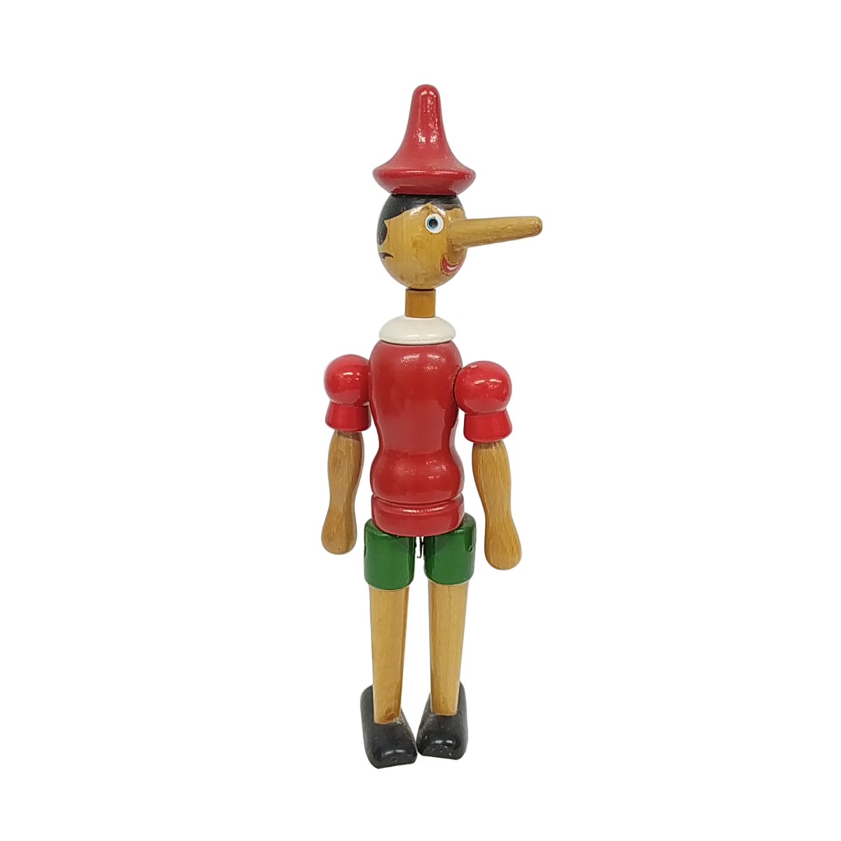 Pantin articulé Pinocchio en bois Très bon état -  reconditionné disponible sur Label Emmaüs